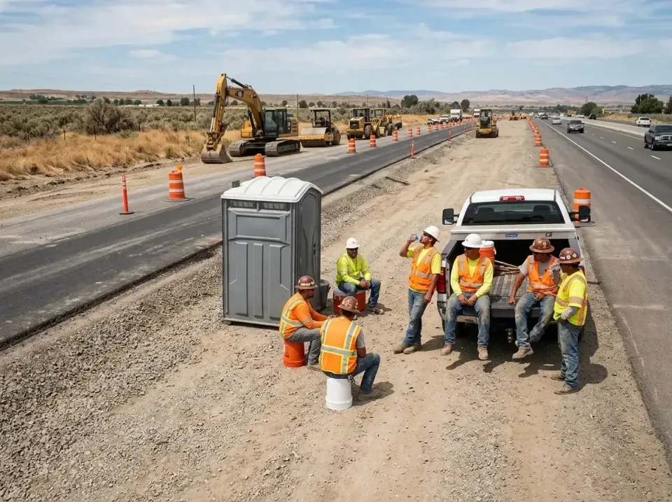 highway-road-construction-crew-007 — frequently asked questions, Porta Potty and Restroom Rentals in Tara Hills, CA